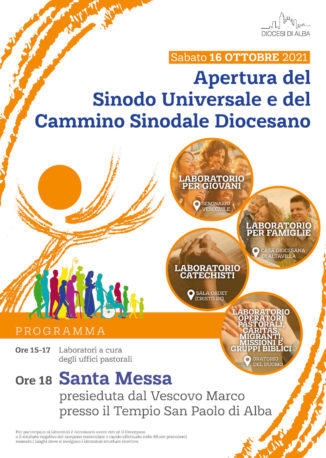 Sabato 16 ottobre inizia il cammino sinodale per la Chiesa albese