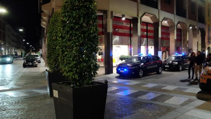 Movida notturna: ancora controlli dei Carabinieri in via Cavour a Bra