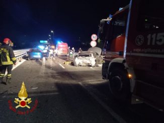 Incidente sulla tangenziale di Asti: coinvolta anche un'autoambulanza