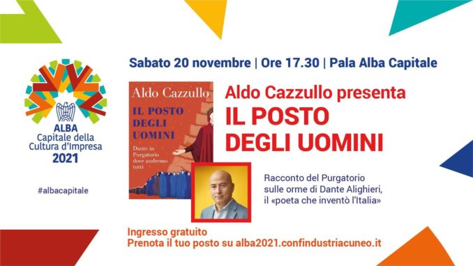 Sabato 20 novembre Aldo Cazzullo presenterà al Pala Alba il nuovo libro "Il posto degli uomini"
