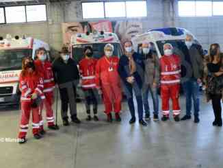 Alberto Cirio ha visitato la Croce Rossa di Alba