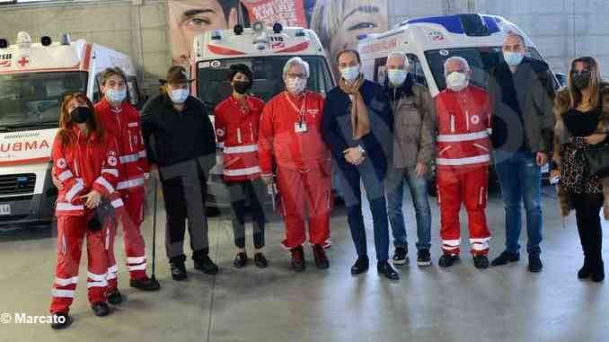 Alberto Cirio ha visitato la Croce Rossa di Alba