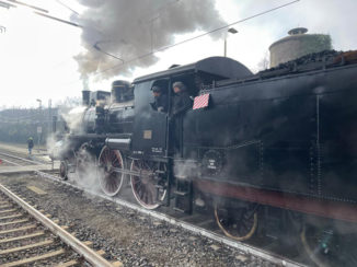 Alba: taglio del nastro per la riapertura della linea ferroviaria verso Asti con i treni storici a vapore 1