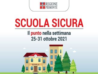 Monitoraggio settimanale sulle scuole della Regione Piemonte: scendono a 15 i focolai e a 162 le classi in quarantena