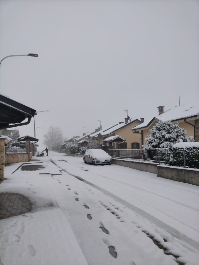La nevicata su Alba, Bra, le Langhe e il Roero (FOTOGALLERY) 2