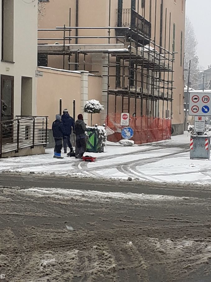 La nevicata su Alba, Bra, le Langhe e il Roero