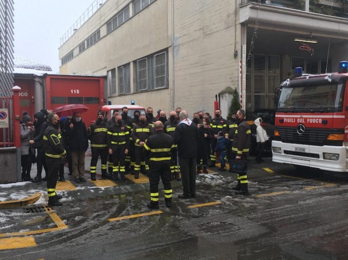 I pompieri di Bra hanno celebrato Santa Barbara 2