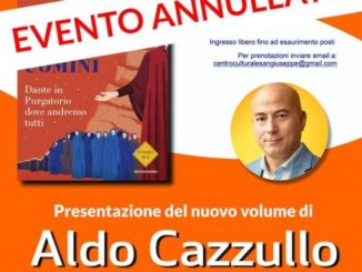 Centro culturale San Giuseppe annulla la serata con Aldo Cazzullo