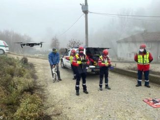Monitorati i fabbricati pericolanti di Farigliano utilizzando le immagini dei droni