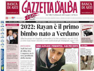 La copertina di Gazzetta d’Alba in edicola martedì 4 gennaio
