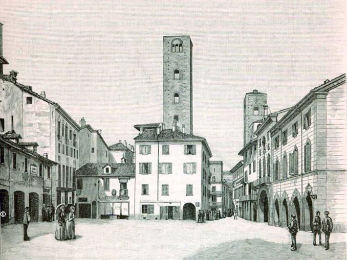 alba piazza Duomo 1870
