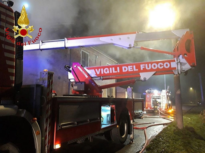 Incendio in un'abitazione in via San Lorenzo ad Incisa Scapaccino