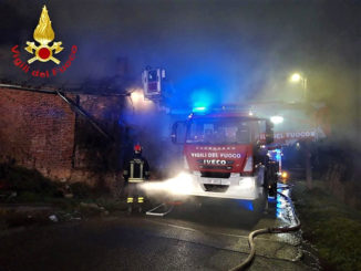 Incendio in un'abitazione in via San Lorenzo ad Incisa Scapaccino 1