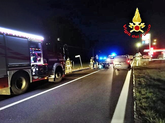 incidente via Cuneo a Mondovì, 2022-01-01