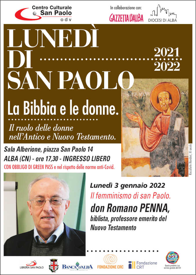 Il biblista don Romano Penna interviene oggi ai Lunedì di san Paolo
