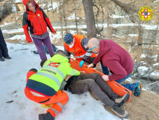 Doppio intervento lungo il sentiero tra Balme e il Pian della Mussa per due escursionisti feriti