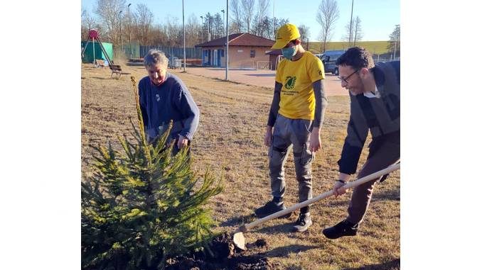 Ceresole Piantumazione alberi area esterna cimitero (2) (002) Ceresole: sabato 19 è in programma una giornata ecologica