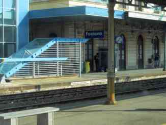 Fossano: il forte vento fa fermare i treni alla stazione ferroviaria 1