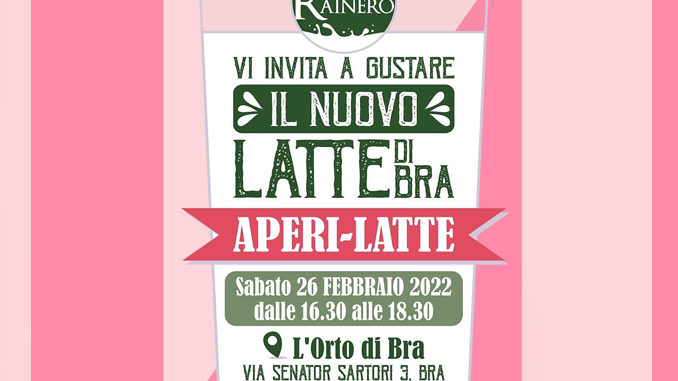 Sabato sarà presentato il “Latte di Bra” presso l’Orto di Bra