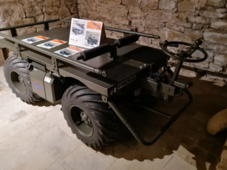 Un motocarrello per il museo del mulo di Prunetto