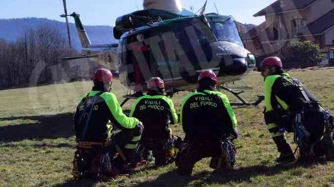 addestramento vigili del fuoco saf asti a Caprie 1