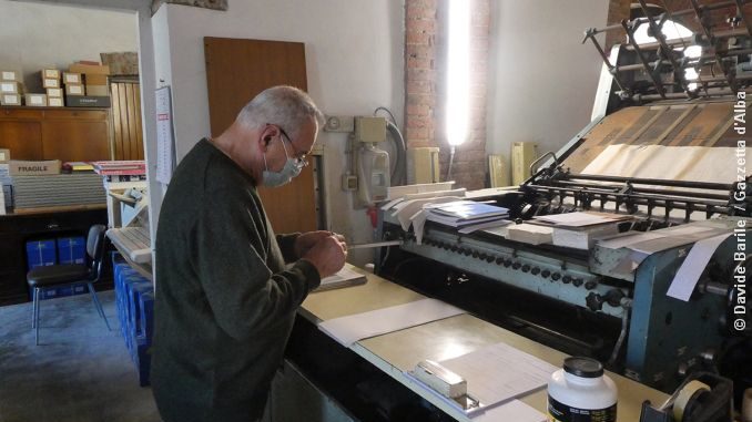 tipografo Oreste Bruno Millecinquecento casse di caratteri: il tesoro del tipografo Casarico 1