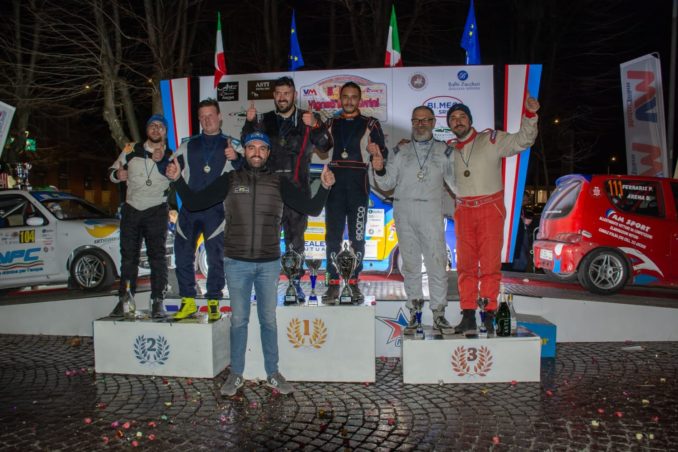 Canelli: Re e Florean brindano la vittoria al rally Vigneti monferrini 2