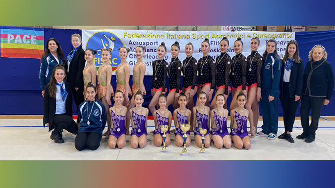 Prima prova del Campionato italiano di Ginnastica Estetica di Gruppo: la Ginnastica Alba in pedana al Palazzetto dello Sport