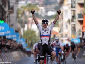 Lo sloveno Mohoric ha vinto la Milano-Sanremo. Rosa al quarantaseiesimo posto