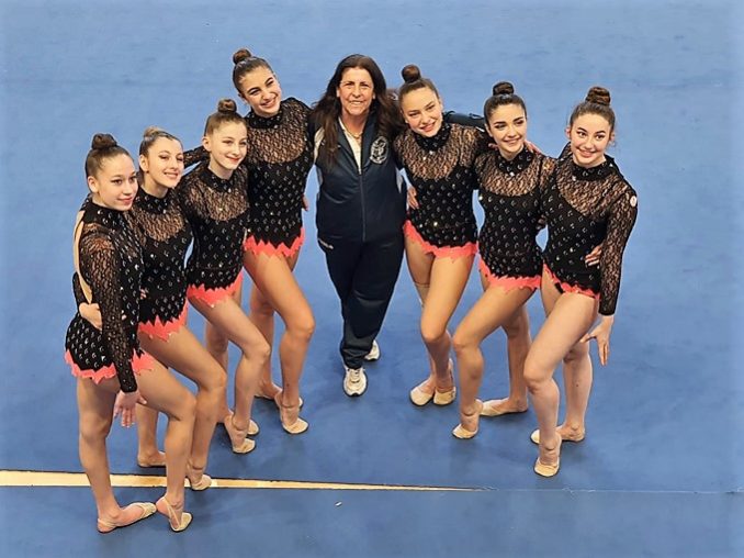 Prima prova del Campionato italiano di Ginnastica Estetica di Gruppo: la Ginnastica Alba in pedana al Palazzetto dello Sport 7