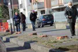 Lavori in corso Europa, dopo gli alberi tocca allo spartitraffico