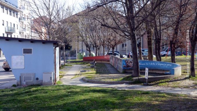 Giardini Maestri del lavoro in corso Piave ad Alba: il rifacimento parte in aprile