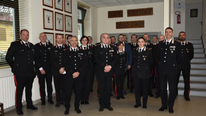 Il comandante nazionale dei Forestali in visita a Cuneo e Asti