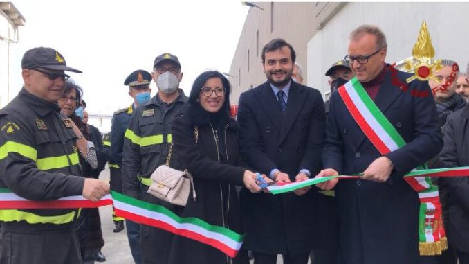 Inaugurata la sede provvisoria del distaccamento monregalese dei Vigili del fuoco 1