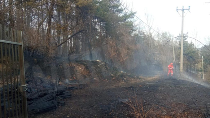 Fiamme nei boschi della Pedaggera: raggiunta la casa di riposo La pineta 2