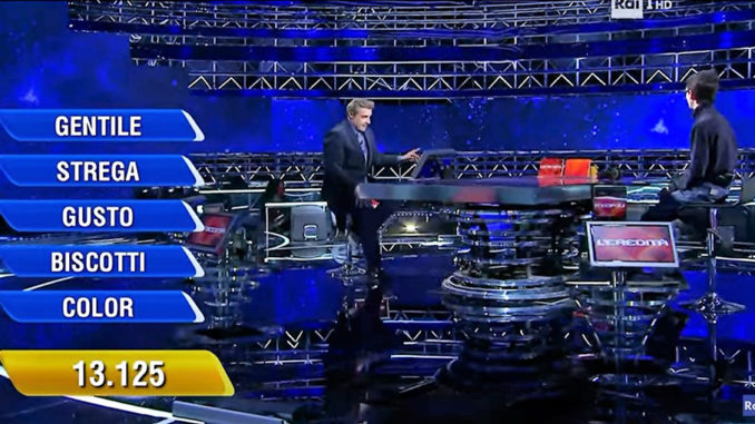 La Nocciola Tonda e Gentile delle Langhe, parola chiave per il gioco televisivo “La ghigliottina - L'Eredità week end” su Rai1