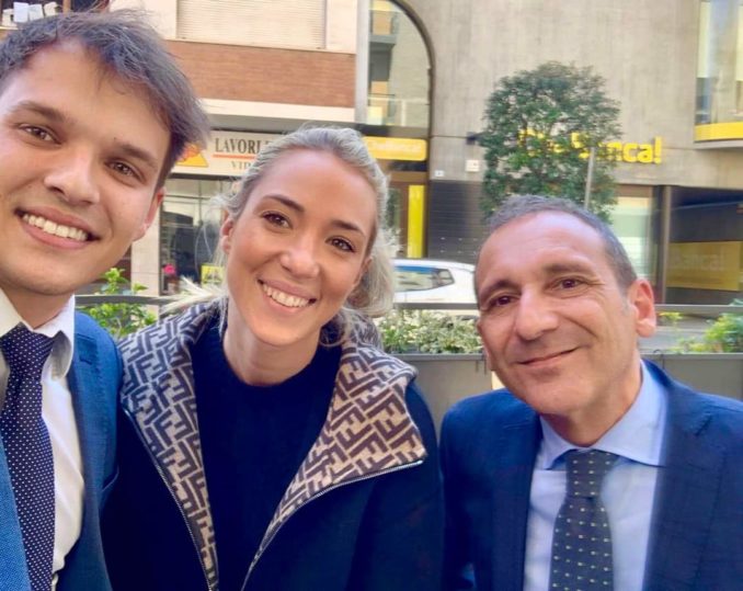 Lo juventino Alvaro Morata pranza ad Alba con la moglie Alice 2