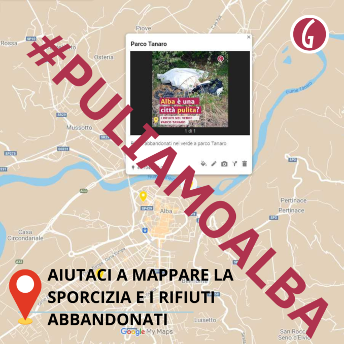 #PuliamoAlba: aiutaci a segnalare sporcizia e rifiuti 3