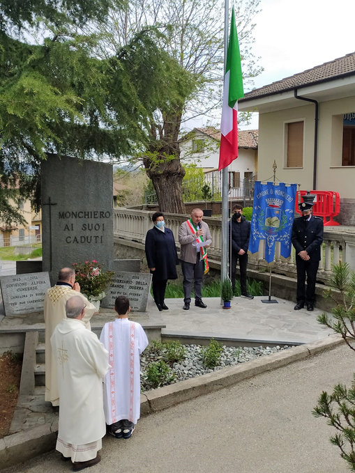 Monchiero: ricordato il 77° anniversario della Liberazione presso il monumento ai Caduti 3
