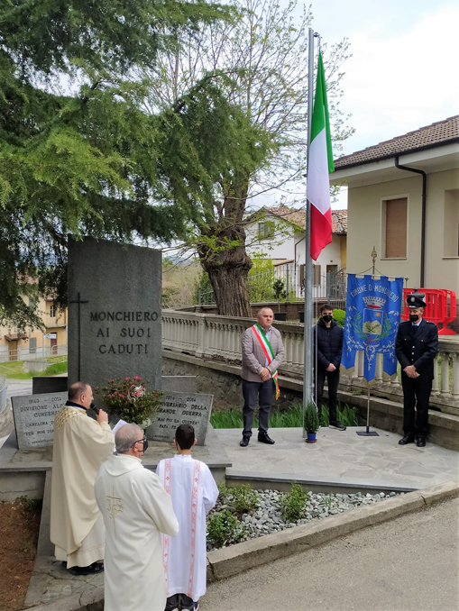 Monchiero: ricordato il 77° anniversario della Liberazione presso il monumento ai Caduti 5