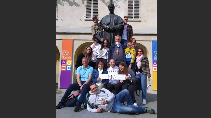 I ragazzi dell'oratorio di Bra in trasferta a Torino