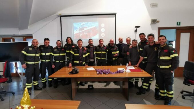 Concluso al comando di Asti il corso Saf per i pompieri