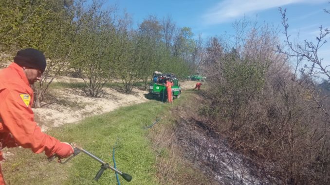 Incendio in località Stanislao: rientrata l'allerta, prosegue la bonifica