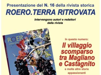 Roero terra ritrovata, una serata in biblioteca per presentare il nuovo fascicolo