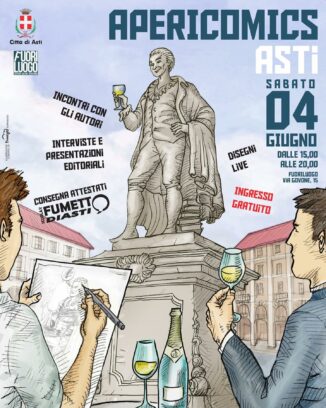 Asti: Apericomics propone degustazioni con illustratori