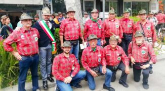 Gli Alpini dell'Alta Langa presenti all’Adunata nazionale di Rimini