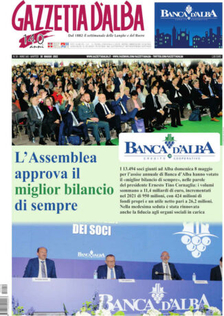 La copertina di Gazzetta d’Alba in edicola martedì 10 maggio