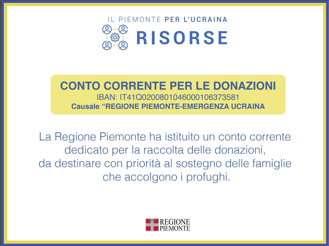 Piano emergenza Ucraina Piemonte: i numeri dell’accoglienza 46