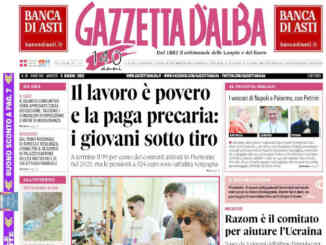 La copertina di Gazzetta d’Alba in edicola martedì 3 maggio
