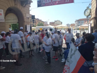 Il passaggio della fiamma dei giochi Special olympics ad Alba (FOTO E VIDEO) 11